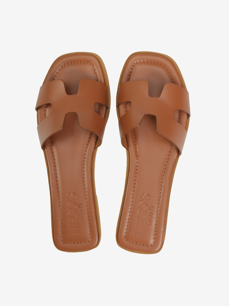 KLAPKI HEGO'S Milano NEW H NAPPA CUOIO