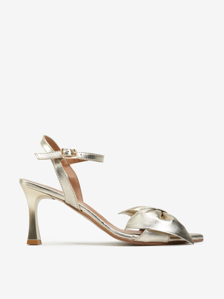 SANDAŁY HEGO'S Milano F106 LAMINATO PLATINO