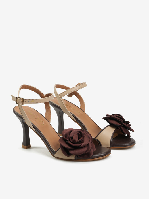 SANDAŁY HEGO'S Milano E101 NAPPA FONDOTINTA/T.MORO