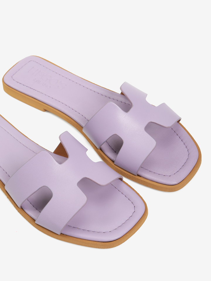 SKÓRZANE KLAPKI HEGO'S Milano