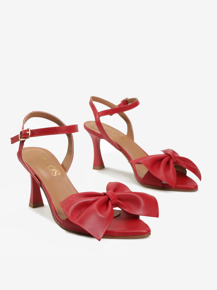 SANDAŁY Z KOKARDĄ HEGO'S Milano