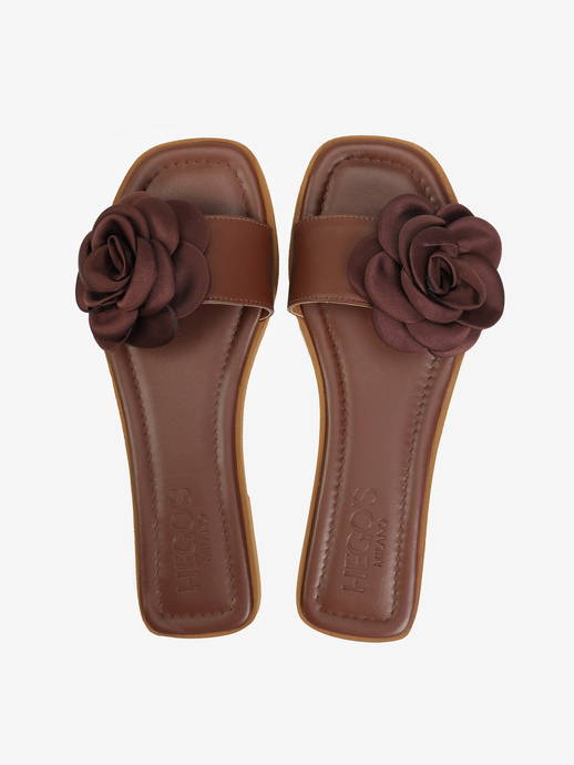 KLAPKI HEGO'S Milano T10 CR33F NAPPA CIOCCOLATO