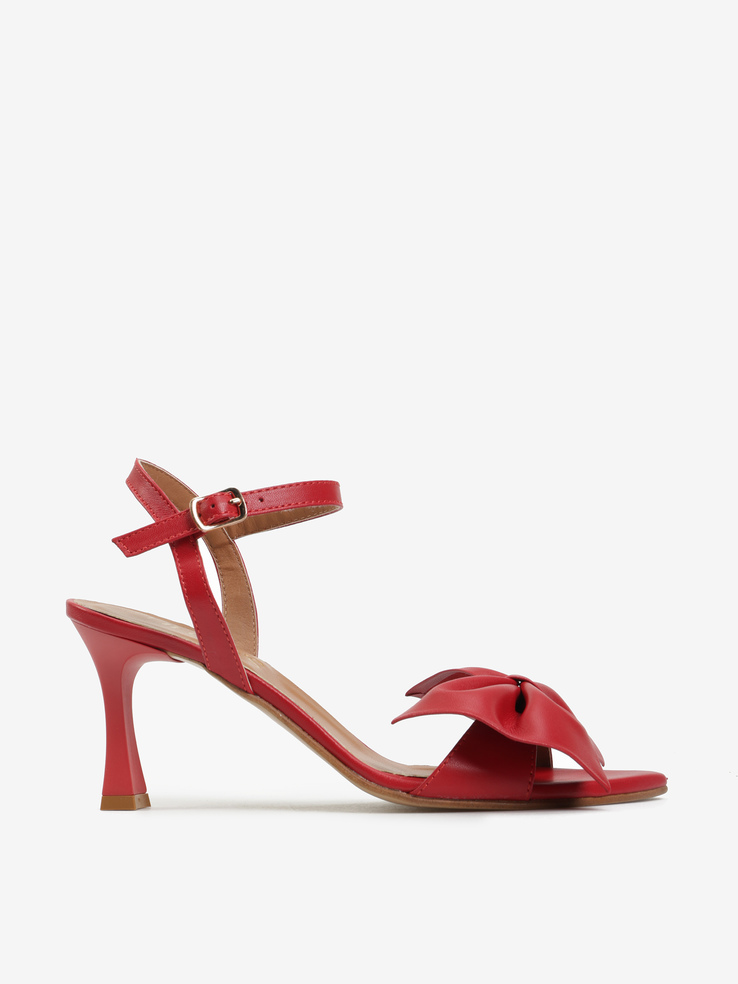 SANDAŁY HEGO'S Milano F106 NAPPA ROSSO