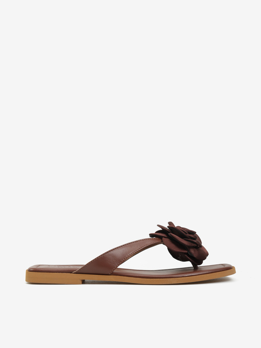 KLAPKI HEGO'S Milano T10 CR35F NAPPA CIOCCOLATO