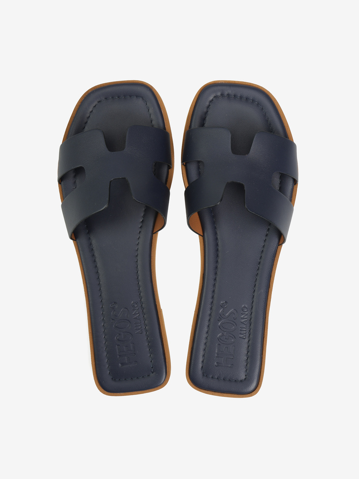 KLAPKI HEGO'S Milano NEW H NAPPA BLU