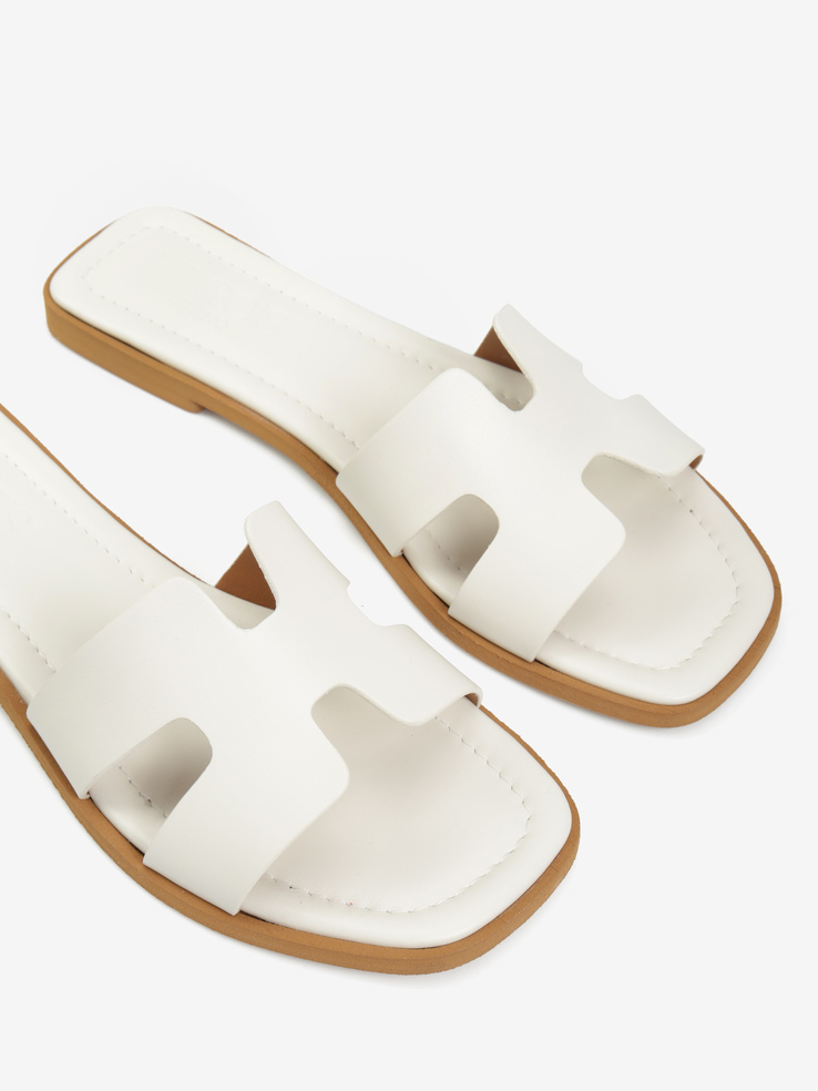 KLAPKI HEGO'S Milano NEW H NAPPA MILK