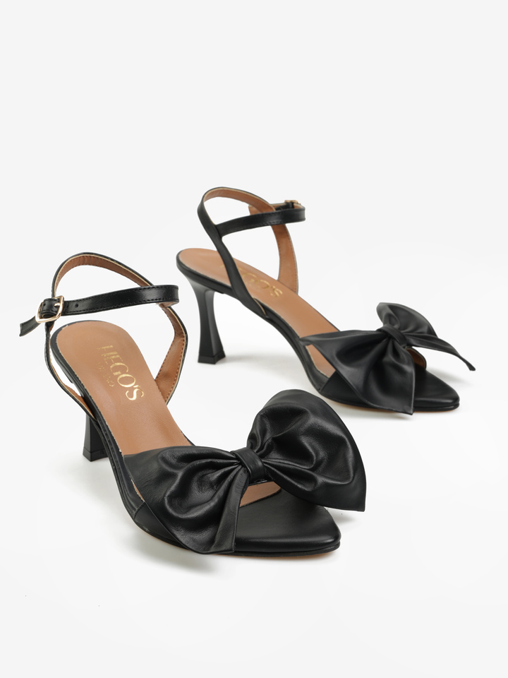 CZARNE SANDAŁY HEGO'S Milano