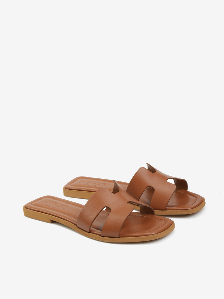 KLAPKI HEGO'S Milano NEW H NAPPA CUOIO