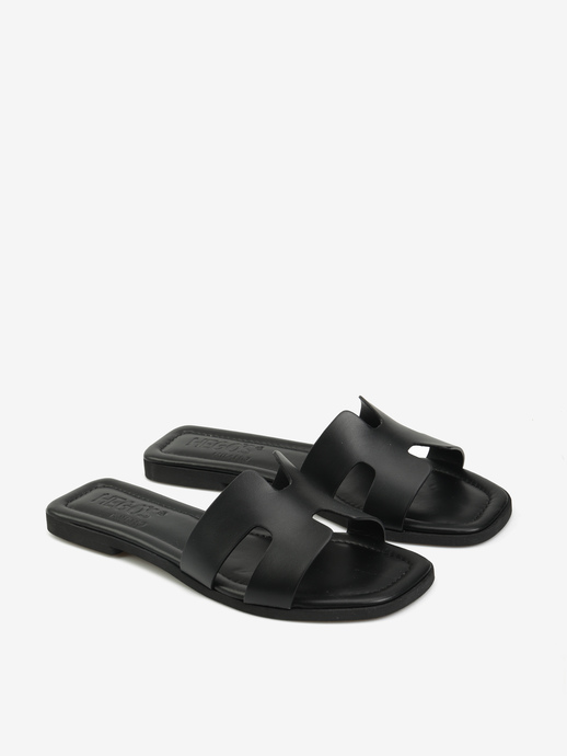 KLAPKI HEGO'S Milano NEW H/N NAPPA NERO