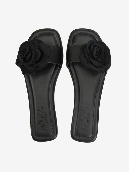 KLAPKI HEGO'S Milano T10 CR33F NAPPA NERO