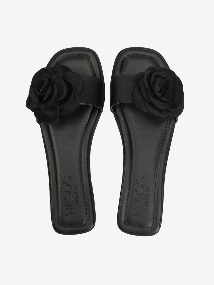 KLAPKI HEGO'S Milano T10 CR33F NAPPA NERO