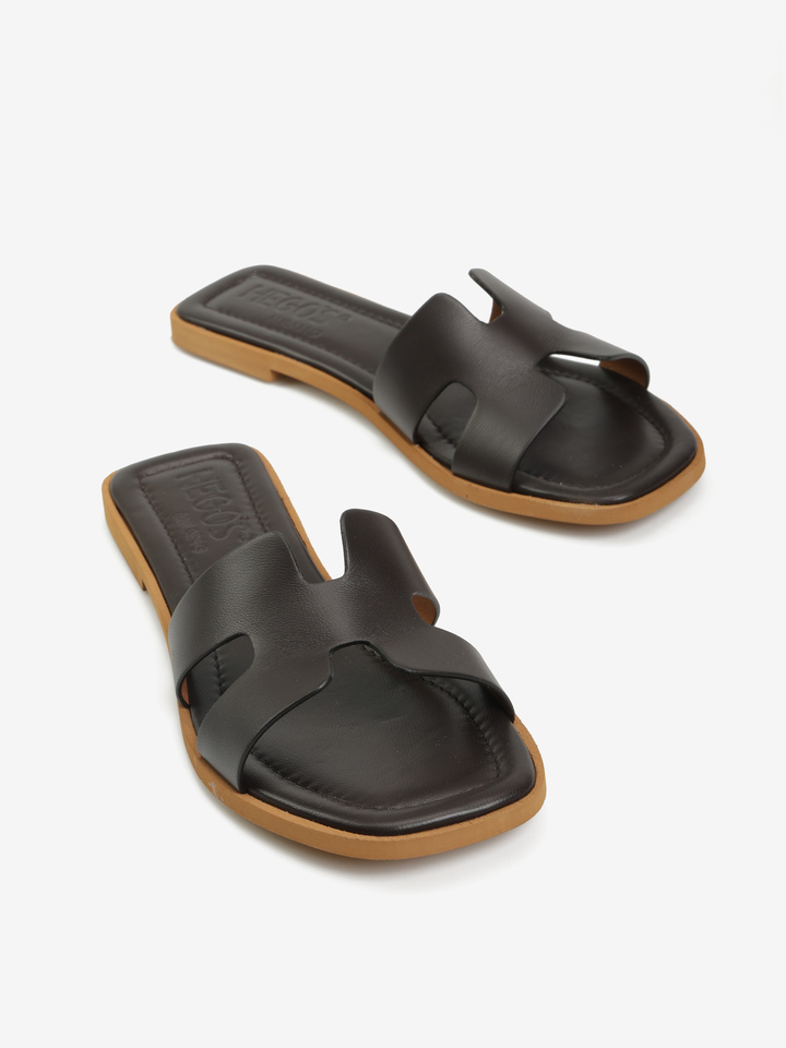 SKÓRZANE KLAPKI HEGO'S Milano