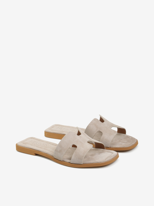 KLAPKI HEGO'S Milano NEW H CAMOSCIO SABBIA