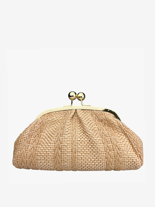 TOREBKA DAMSKA HEGO'S Milano 6155 RAFIA NATURALE