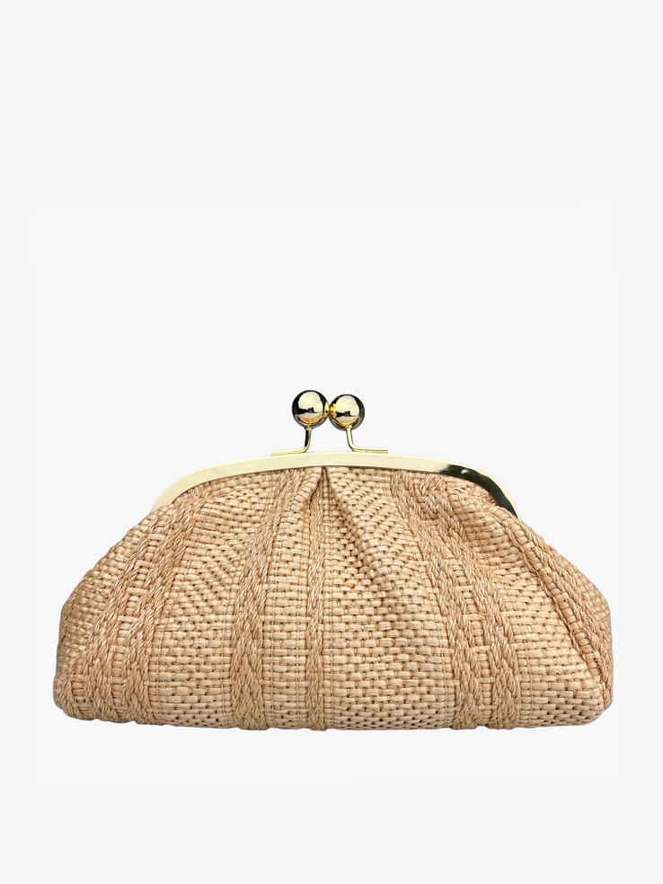 TOREBKA DAMSKA HEGO'S Milano 6155 RAFIA NATURALE