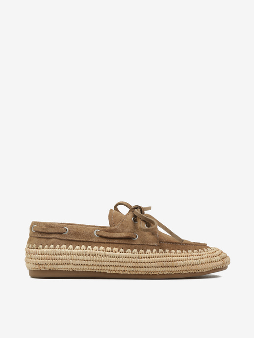 ESPADRYLE HEGO'S Milano F25604 SUEDE TAUPE