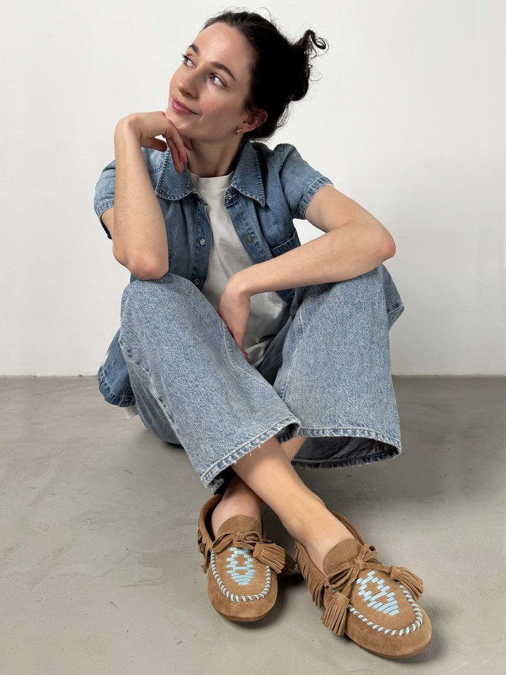 MOKASYNY Z FRĘDZLAMI HEGO'S Milano