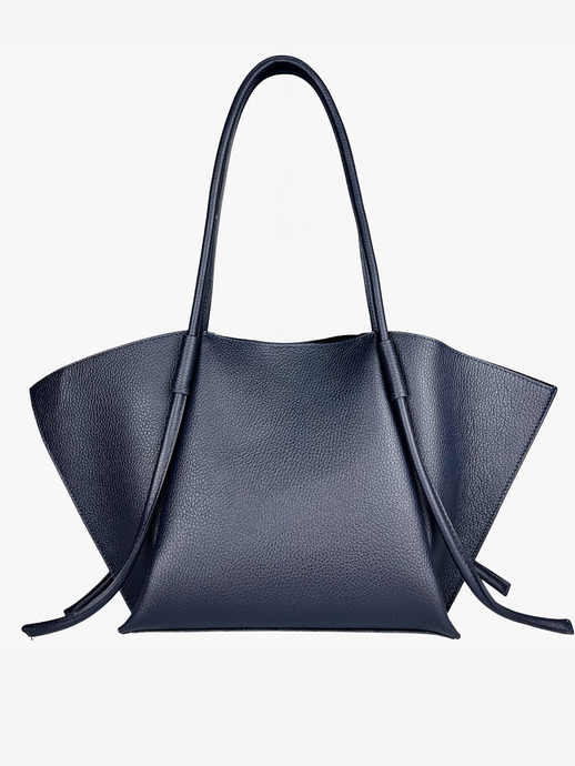 TOREBKA DAMSKA HEGO'S Milano 81115 MARTELLATO BLU NAVY