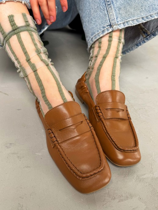 MOKASYNY HEGO'S Milano MB-VIOLET NAPPA CUOIO