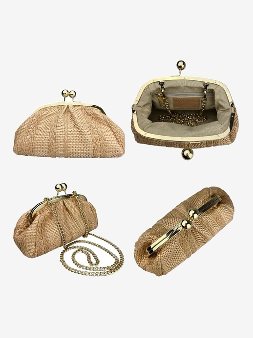 TOREBKA DAMSKA HEGO'S Milano 6155 RAFIA T.MORO