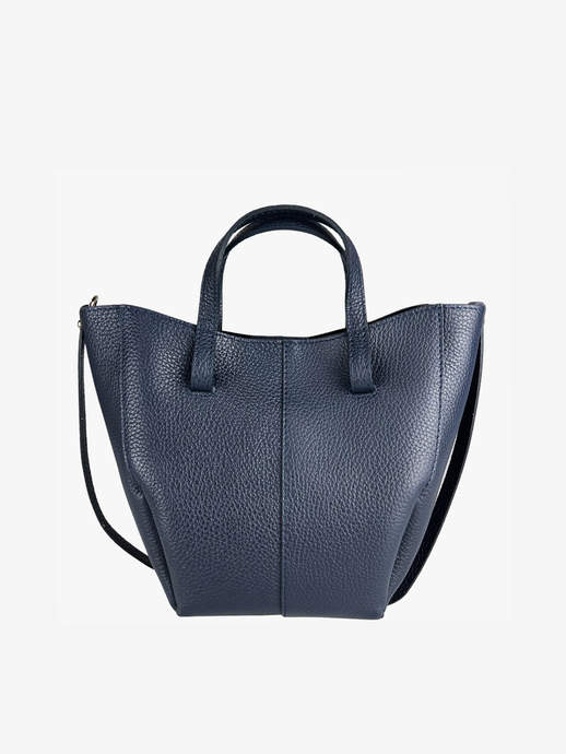 TOREBKA DAMSKA HEGO'S Milano 023S MARTELLATO BLU NAVY