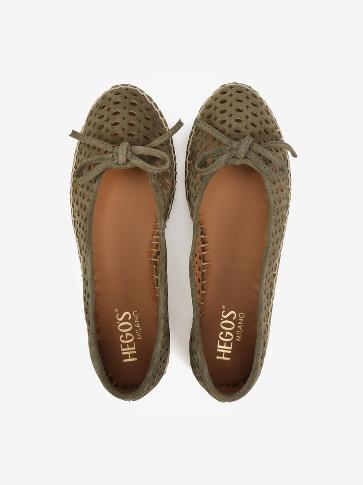 ESPADRYLE HEGO'S Milano 261003-50 BABYSILK OLIVE