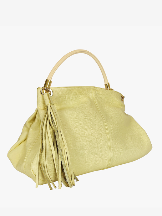 TOREBKA DAMSKA HEGO'S Milano 234 MARTELLATO GIALLO