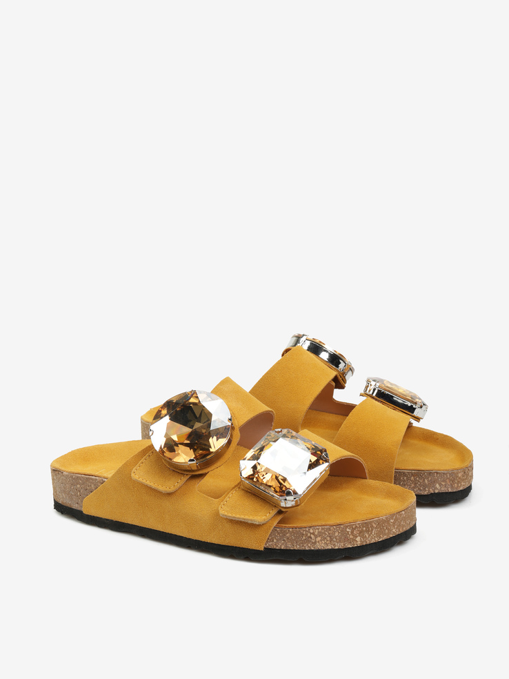 KLAPKI HEGO'S Milano FR-508 CROSTA OCRA