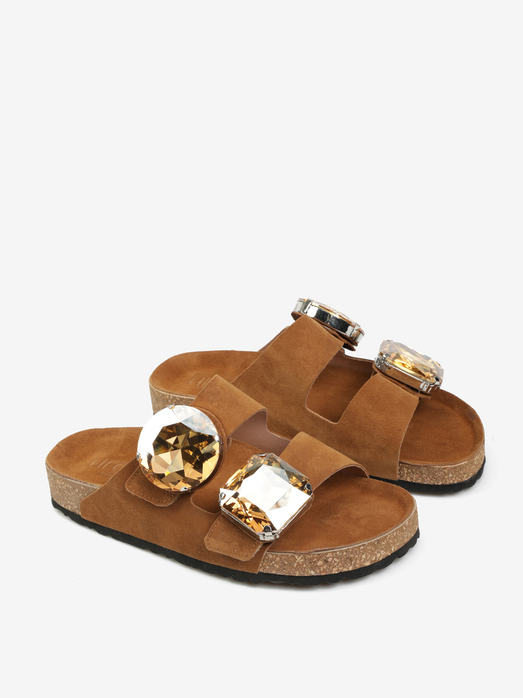 KLAPKI HEGO'S Milano FR-508 CROSTA CUOIO