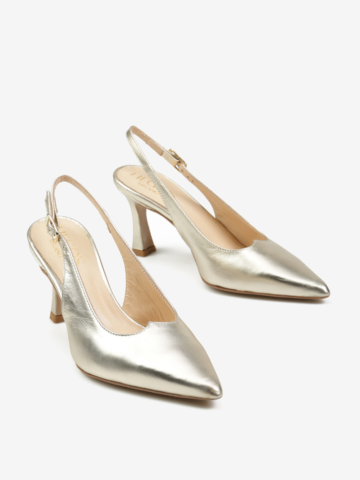 ZŁOTE SZPILKI HEGO'S Milano