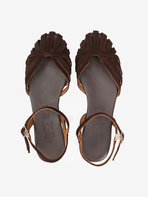 SANDAŁY HEGO'S Milano G-500 CAMOSCIO T.MORO