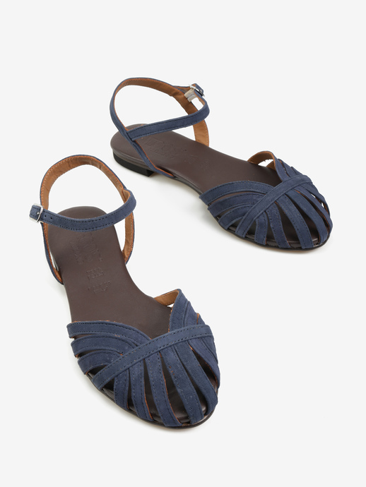 SANDAŁY HEGO'S Milano G-500 CAMOSCIO 2113 BLU