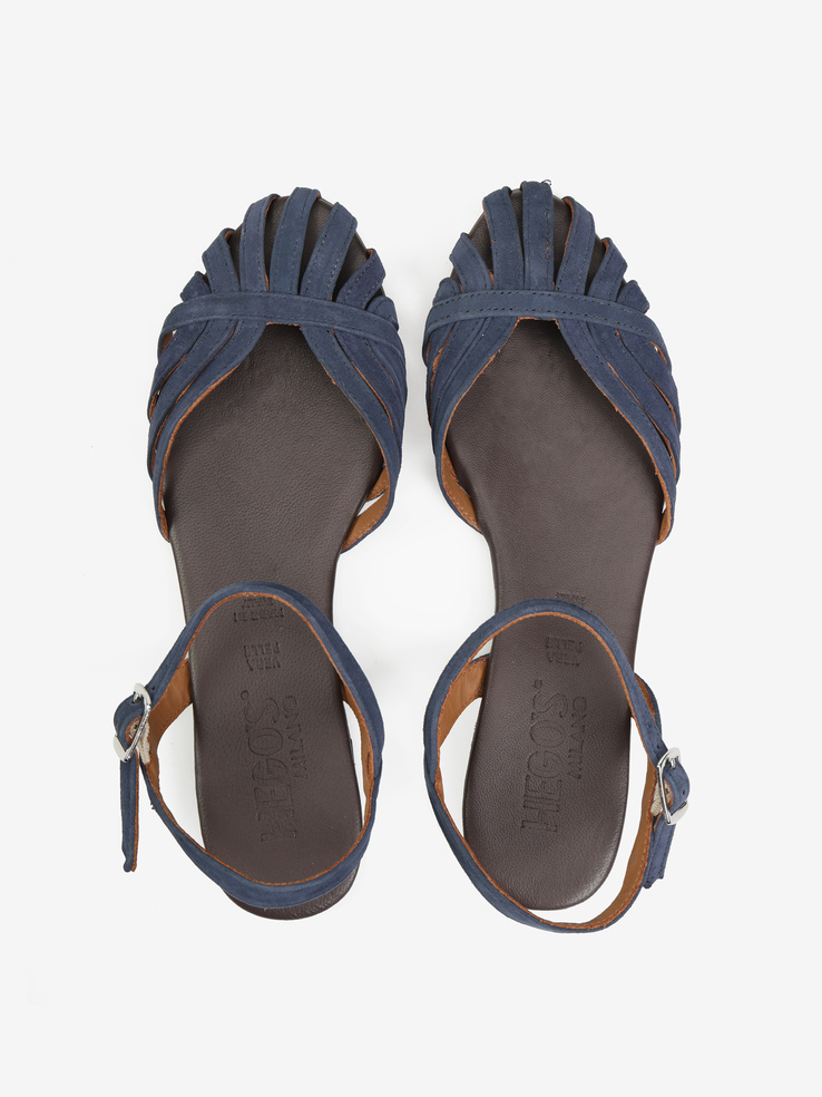 SANDAŁY HEGO'S Milano G-500 CAMOSCIO 2113 BLU