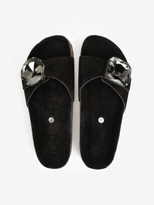 KLAPKI HEGO'S Milano FR-511 CROSTA NERO