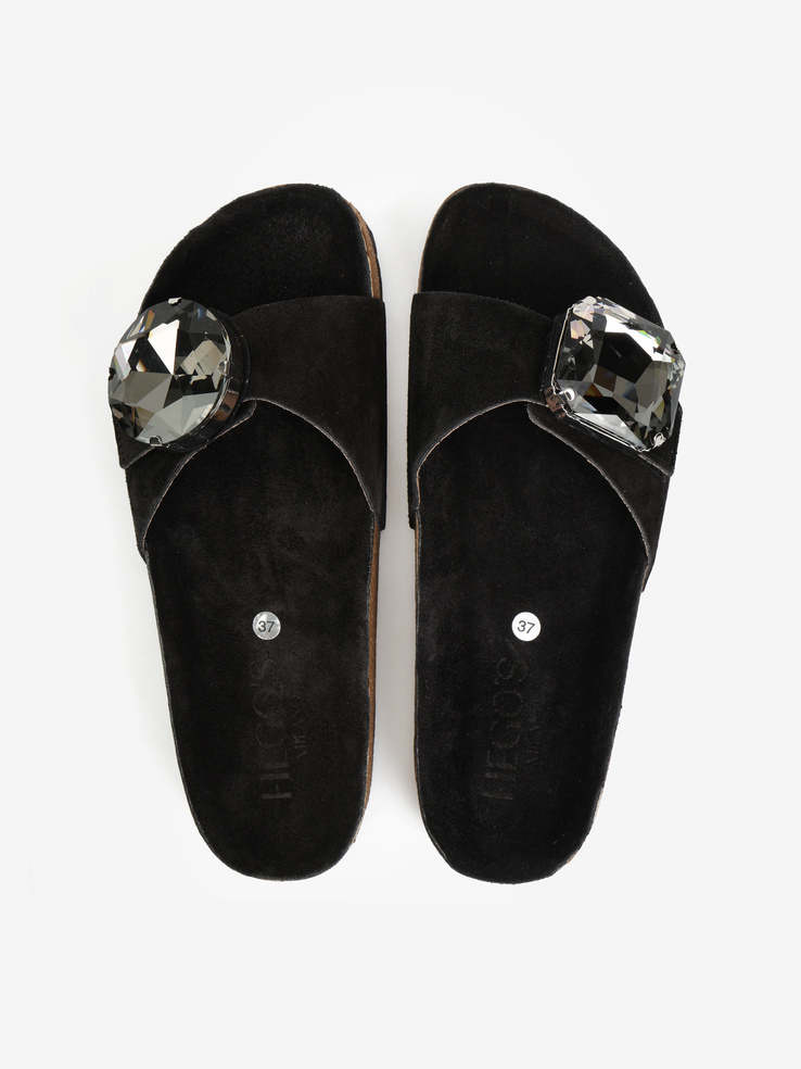 KLAPKI HEGO'S Milano FR-511 CROSTA NERO