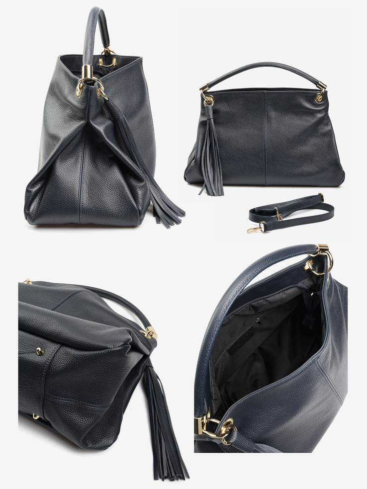 TOREBKA DAMSKA HEGO'S Milano 234 MARTELLATO CAPPUCCINO