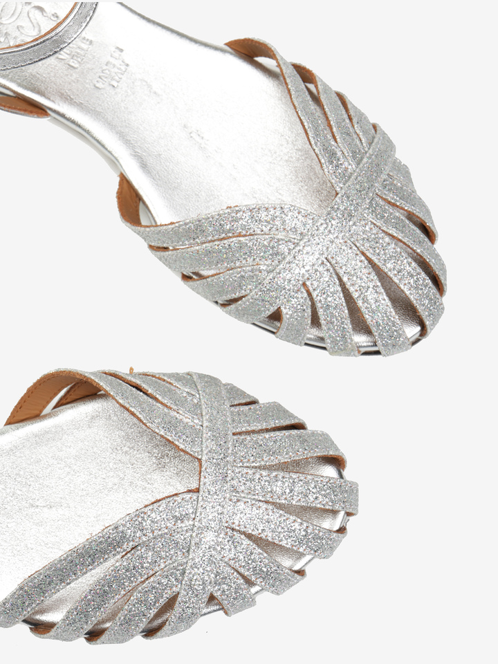 SREBRNE SANDAŁY HEGO'S Milano