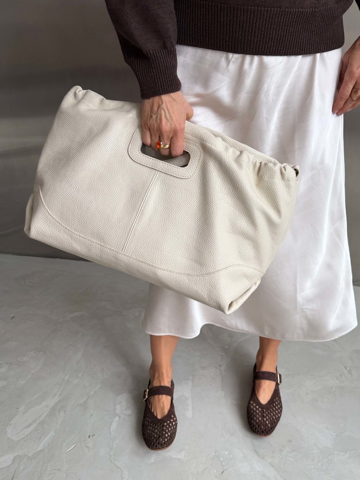 TOREBKA DAMSKA HEGO'S Milano 063 MARTELLATO CREMA