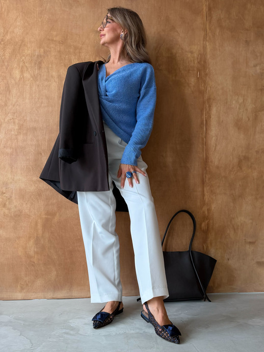 BALERINY HEGO'S Milano 2067 INTRECCIO MULTI BLU