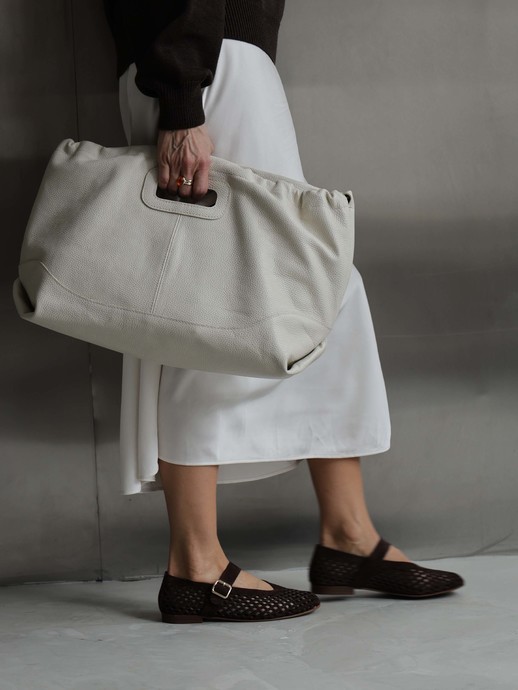 BALERINY HEGO'S Milano 500 2787 SUEDE 195 KAHVE