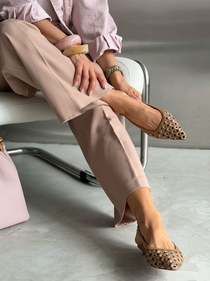 SZPILKI HEGO'S MILANO S1664 NAPPA CAMEL