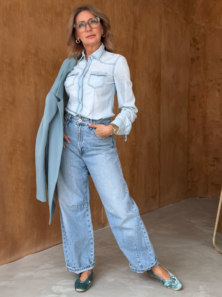 BALERINY HEGO'S Milano 984 CINIGLIA NUVOLA