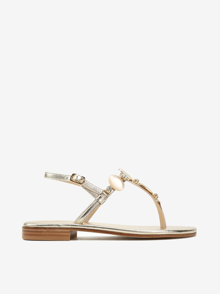 ZŁOTE SANDAŁY HEGO'S Milano