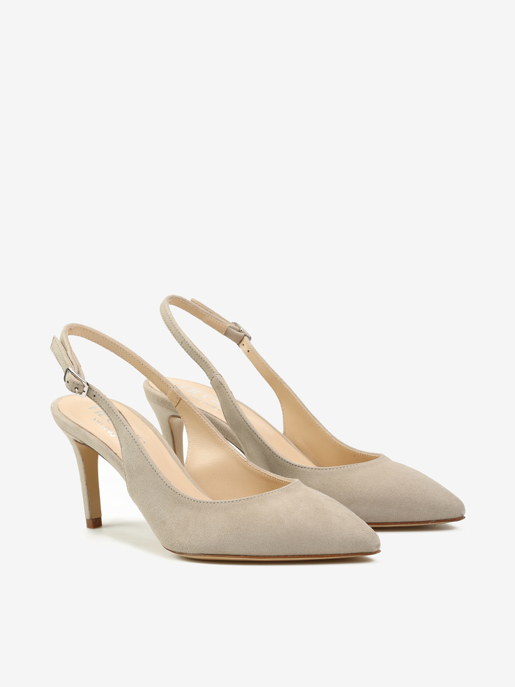 SZPILKI HEGO'S Milano 1061 CAMOSCIO TAUPE