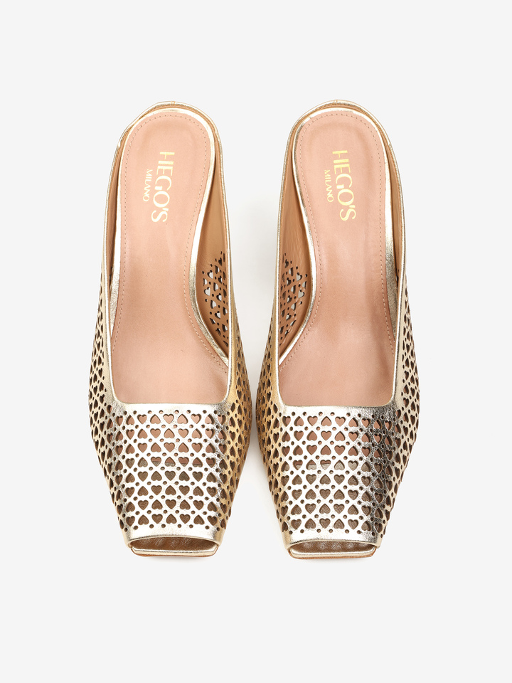 ZŁOTE KLAPKI HEGO'S Milano