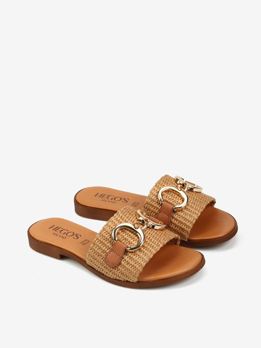 KLAPKI HEGO'S Milano 66843 PANIERE CUOIO