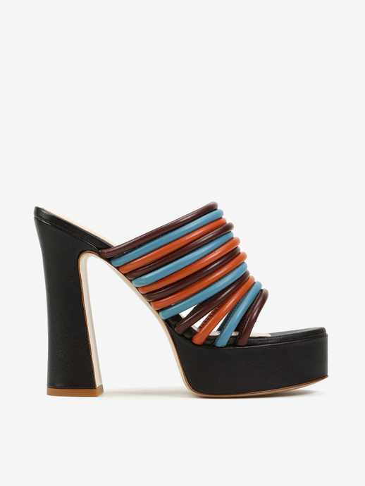 KLAPKI HEGO'S Milano 9605 NAPPA MORO/MATTONE