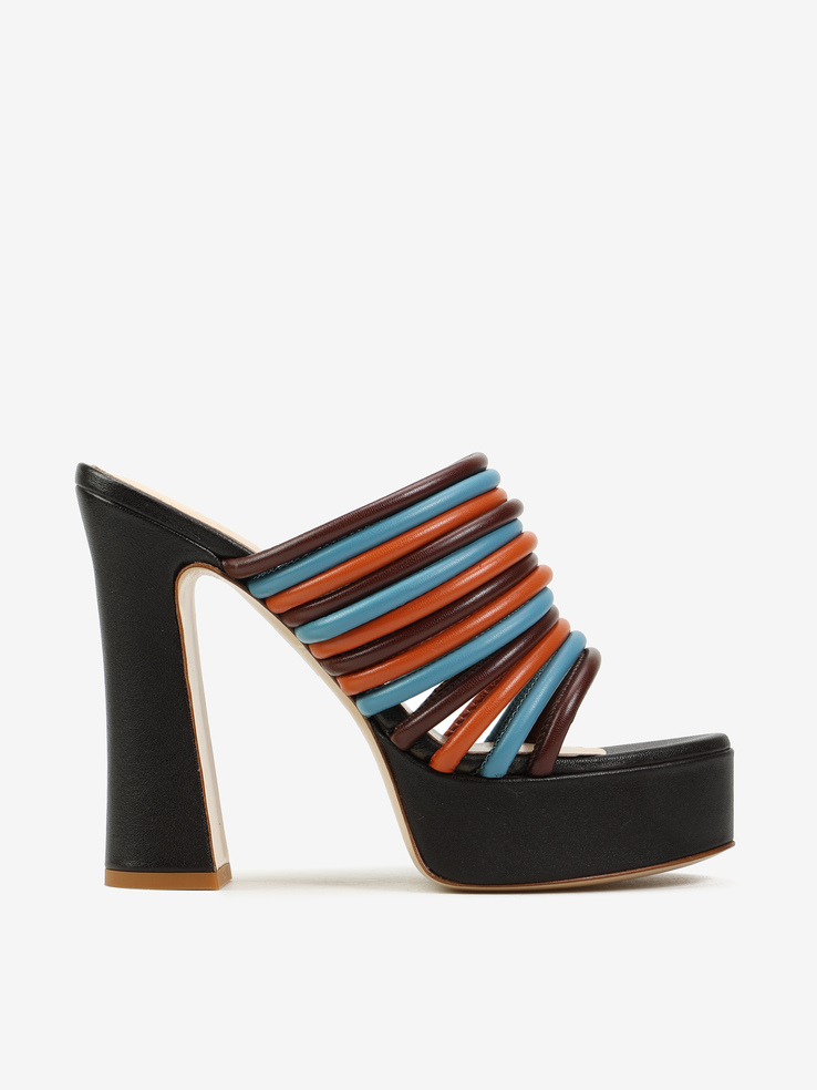 KLAPKI HEGO'S Milano 9605 NAPPA MORO/MATTONE