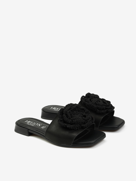 KLAPKI HEGO'S Milano 23948 CAPRA NERO