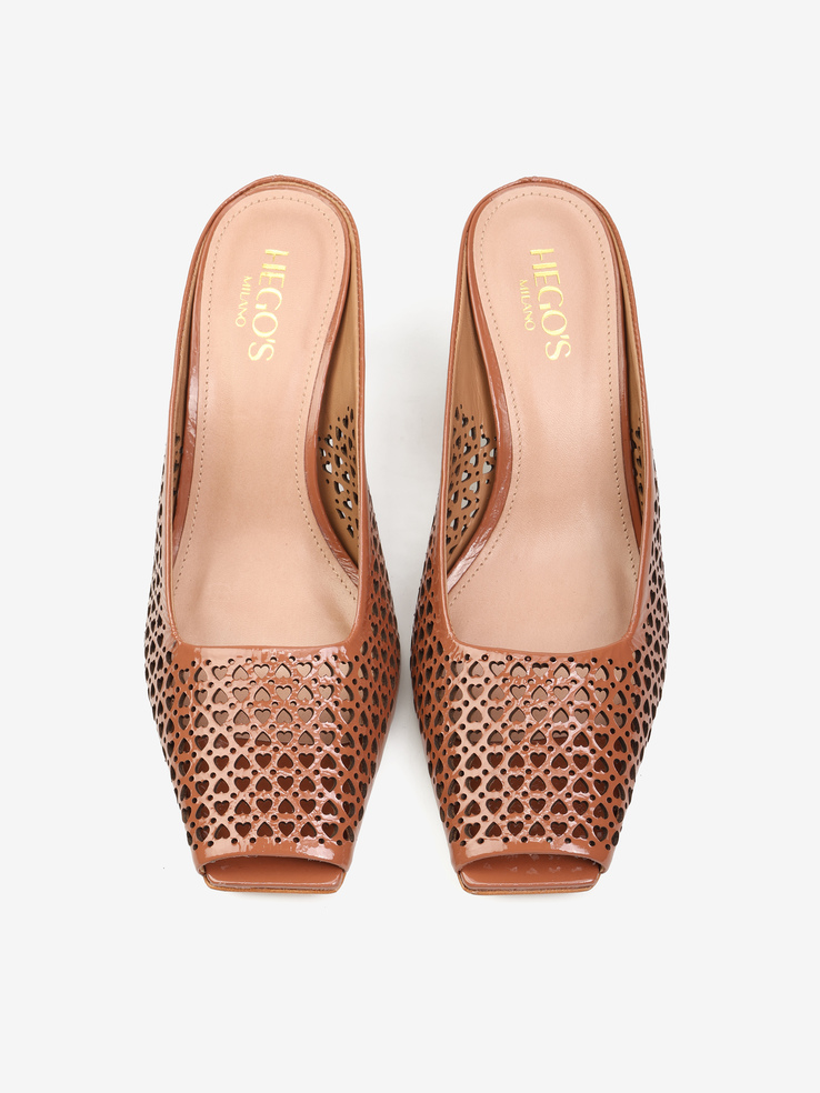 KLAPKI HEGO'S Milano F66153 VERNIZ DESERT